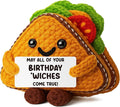 MY-ALVVAYS Birthday Funny Sandwich for Teen Friend Student Mother Father Daughter Son, Handmade Birthday Appreciation Present, Cute Cheer Up Gift for Women Men Collectible Dolls