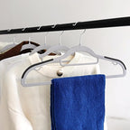 30 Pack Plastic Clothes Hangers- 16.5 Inch Slim Space Saving Hangers for Closet, Heavy Duty Non-Slip Hangers with 360° Swivel Hooks for Hanging Coats, Suits, Jackets, Shirts,T-Shirt