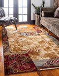 Unique Loom Barista Collection Area Rug - Arusha (3' 1" x 5' 3" Rectangle, Beige/Black)