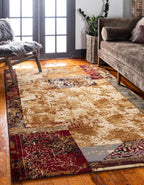 Unique Loom Barista Collection Area Rug - Arusha (3' 1" x 5' 3" Rectangle, Beige/Black)