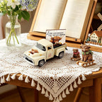 Huray Rayho Highland Cow Metal Truck Decor - with Live Like Someone Left The Gate Open Wooden Sign, Highland Cow Gifts Stuff for Women Farmhouse Western Office Decor for Home,Shelf,Tiered Tray,Table