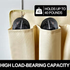 RV Shoe Pockets 10 Pockets Heavy Hanging Bedside Storage Organizer with Sturdy Hooks Storage Pockets Hangs on bed for Shoes Toys and Tool Accessories