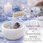 SOUL STICKS Cleansing Water 7.5 oz. Bottle for Clearing Negative Energy and Purifying Home Spiritual Florida Water Area Deodorizer (White Sage)