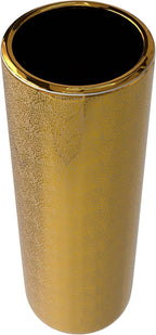 Red Lantern 24" Gold Crackle Umbrella Stand