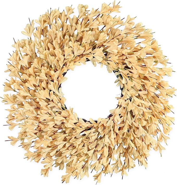 26 Inch Fall Wreaths for Front Door Outside，Realistic Autumn Wreath Outdoor，Large Halloween Thanksgiving Artificial Flowers Wreath，Fall Decorations for Home Front Porch Yard Window Farmhouse Decor