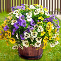 Artificial Flowers for Outdoors Fake Plants, 14 pcs Fake Flowers Artificial Plants Outdoor UV Resistant, Silk Faux Flowers Shrubs Greenery Plants for Porch Garden Patio Window Box Decor