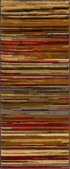 Unique Loom Barista Collection Area Rug - Icatu (2' 2" x 5' 3" Runner, Beige/Brown)