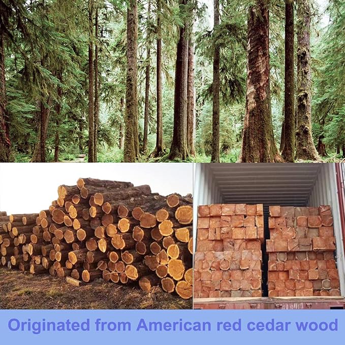 Cedar Blocks for Clothes Storage 120 Cedar Balls for Clothes Storage