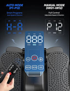 Under Desk Elliptical Machine, Electric Seated Leg Exerciser for Seniors, Adjustable Speed & Low-Impact Design, Quiet Portable Trainer with Remote Control for Home Office