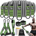 WOQQW Heavy Resistance Bands for Working Out, 350lbs/450lbs Exercise Bands with Handles, Workout Bands Set for Men, Fitness Weight Bands for Muscle Strength Training,Stretching,Slim,Home Gym Equipment