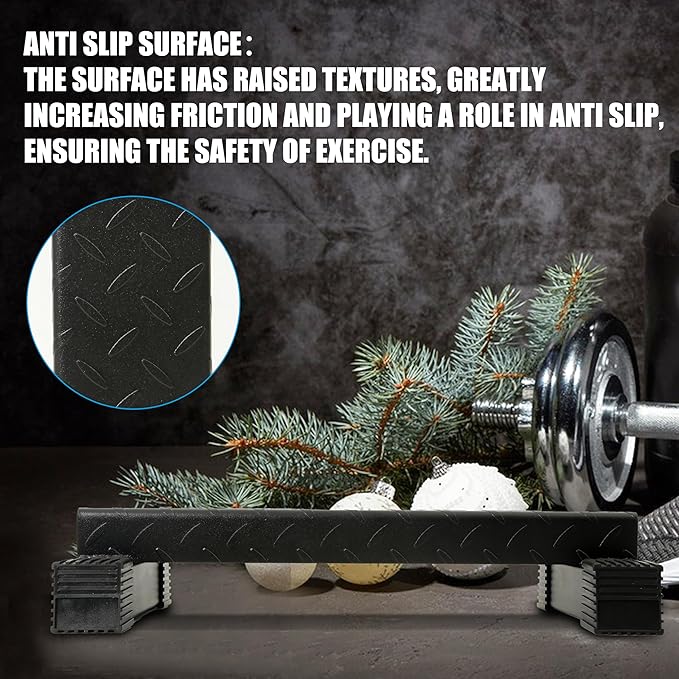 EVERYMATE Squat Block Athletic Balance Trainer for Stretching, Fitness, and Physical Therapy, Improve Balance, Stability, and Athletic Performance, Home Gym and Personal Training Equipment