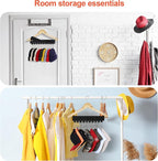 Hat Rack for Baseball Caps, 3Pack Hat Organizer, Hang Hat Hanger for Closet, Hat Storage Clips Holder for Ball Cap Winter Beanie & Accessories, Not Including Hangers & Hats (3PC Black)