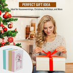 PROBENEX Blush Large | 4 PCS Faux Decorative Books for Home Decor | Not Real Books (Cardboard Boxes) | Coffee Table, Bookshelf & Shelf Styling Display Props for Living Room, Office