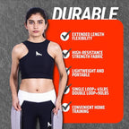 76 Inches Long Heavy Fabric Resistance Bands for Women and Men - Non-Slip, Durable Exercise Bands for Stretching, Yoga, Home Fitness