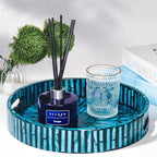 Xcleen Reed Diffuser, 6.7 Oz Escape Scented Diffuser with Sticks, Long Lasting Fragrance Air Freshener, Bathroom Shelf Decor