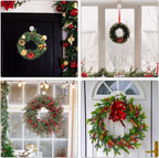 8Pcs Clear Suction Cup Wreath Hanger, 22LB Large Plastic Shower Suction Cup Hooks 2.75" Removable Reusable Waterproof Heavy Duty Wreath Holder for Glass Door Bathroom Kitchen Window Towel Wall Tile