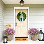 Artificial Fake Flowers Plants for Outdoor Spring Summer Decor, 12 Bundles Faux Silk Flowers for Outdoor Outside Planter Colorful Daisy UV Resistant Look Real for Front Door Porch Patio Yard