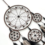 Black Dream Catchers wall hangings Room Decor,Large Dream Catcher for Adults,Handmade Boho Dreamcatcher for Home Decor Turquoise Hanging Ornament for Living Room Dorm Decor Hippie Gifts