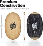The Original Indo Board - Balance Board Trainer for Core Strength, Stability & Athletic Performance - Surfing, Skateboarding, Snowboarding, Yoga, Physical Therapy & More. Includes Board and Cushion - ROLLER NOT INCLUDED.