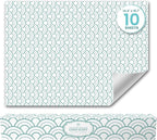 Fresh Linen Scented Drawer Liners for Dresser Drawers (10 Large Sheets, 19.7" x 14.4") - Non Adhesive Drawer Paper Liner for Bedroom Dresser & Closet Shelves by Linda’s Essentials