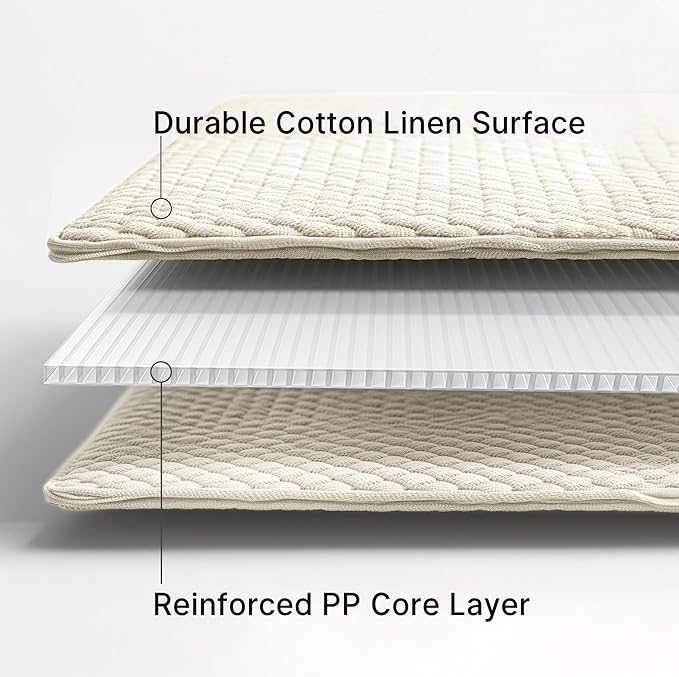 Vailando 6-Shelf Hanging Closet Organizer with 3 Drawers, 6-Shelf Inseparable Closet Organizers and Storage for Wardrobe Organization, Hanging Dresser for Nursury & Dorm Clothes Organizer, Beige