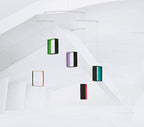 Windows, Colored Views Hanging Mobile - 26 Inches Handmade in Denmark by Flensted