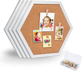 Facilife 4 Packs Cork Board,Corkboards for Wall,Small Cork Board Decorations,Cork Boards for Walls with Frame, Decorative for Office, School & Home