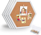 Facilife 4 Packs Cork Board,Corkboards for Wall,Small Cork Board Decorations,Cork Boards for Walls with Frame, Decorative for Office, School & Home