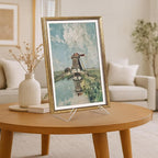 Americanflat Acrylic Easel Stand - 12" Tabletop Easel and Plate Stand - Lightweight Display Holders for Photos, Cards, Frames, Books, Magazines, Albums - Home or Office Decor
