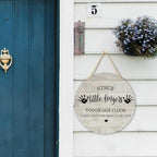 Wall Pediments Shoes Off Sign - Please Take Your Shoes Off - 9.8x9.8 Inches