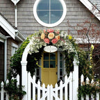 WYSRJ Artificial Flower Swag 30Inch Rose Swag Flowers Wedding Arch Swag Artificial Floral Swag Wreath for Wedding Home Room Garden Lintel Decoration