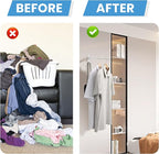 Swing Clothes Hanger Rack, Garment Racks Folding Clothes Bar Wall Mounted, 180°Rotation Laundry Drying Rack 304 Stainless Steel Space Saving for Laundry Room Bedroom Balcony, 11.93" Long