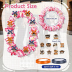 Leis for Graduation 2026, Artificial Flower Wreath with Cards Graduation Lays Gifts, Congrats Grad for High School
