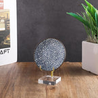 Sibba Adjustable Metal Arms Acrylic Display Stand with Gold Base Small Photo Easel Holder for Pictures, Books, Coral, Geodes, Rocks, Home Décor Accents