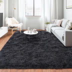 Rugs for Bedroom 4x6, Soft Shaggy Modern Shag Area Rug for Living Room, Upgrade Non-Slip Plush Fluffy Carpet for Kids Boys Girls Room Home Decor Aesthetic, Charcoal Gray