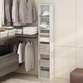 Furinno Cubicle 6-Tier Closet Organizers and Storage, Closet Organizer, Open Shelf Closet Storage, for Wardrobe, Bedroom, Living Room, White
