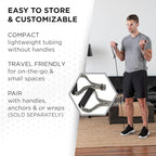 THERABAND Latex Resistance Tubing, Red, Medium Level 2, 100 ft Roll, Professional Grade Resistance Band for Exercise, Upper and Lower Body Workouts, Cut-to-Length, Color-Coded Levels