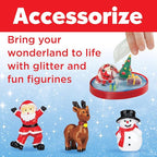 Creativity for Kids Make Your Own Holiday Snow Globes Kit | Sculpt, Decorate & Shake 3 Festive Winter Scenes | DIY Christmas Crafts for Kids to Build Creativity & Fine Motor Skills (Ages 6+)