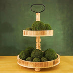 Decorative Moss Balls Set - Fake Moss Balls for Bowl Fillers, Centerpiece Decor, Home Decor, Vase Filler, Wedding Decor, Table Arrangement, Coffee Accents, DIY Crafts (Extra Large - 4"-Set of 6)
