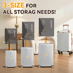 Travel Vacuum Bags with Wireless Pump, 9 Pack Vacuum Storage Bags, vacuum for bags storage, Powerful -58KPa Suction for Luggage, vacuum luggage, Travel and Home Use for Clothes and Blankets