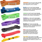 Draper's Strength Heavy Duty Resistance Stretch Loop Bands for Powerlifting Workout Exercise and Assisted Pull Ups