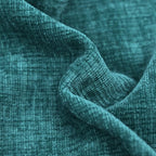 CaliTime Throw Pillow Covers Decorative 20 X 20 Inches Pack of 2 Cozy Chenille Cushion Cases for Couch Sofa Bed Living Room Home Teal