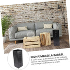 Convenient Indoor Umbrella Stand Metal Storage Rack for Entryway Rain Folding Umbrellas Water Retention Base for Home Office Use