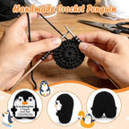 Belatelove Granddaughter Gifts from Grandma, Handmade Crochet Penguin Birthday Mother's Day for Granddaughter, Funny I Love You Gifts for Year Old Girl Kid Daughter Teen Small Easter Decor
