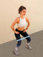 Fit Simplify Resistance Loop Exercise Bands with Instruction Guide and Carry Bag, Set of 5