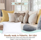 Pillowflex Synthetic Down Pillow Insert - 12x40 Down Alternative Pillow, Ultra Soft, Large Rectangle Body Sleeping Pillow, Lumbar, Long, Back - 1 Decorative Pillow Form