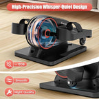 ANCHEER Under Desk Elliptical Machine, 2-in-1 Mini Exercise Bike, Digital Display, 9 Resistance Levels, 12 Speed Levels, Active and Auto Modes, Silent Operation