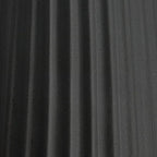 Bloomingville Round Stoneware Fluted Vase with Embossed Lines, Matte Black