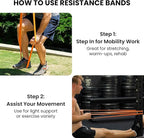 Functional Fitness Pull Up Bands Resistance Bands | Exercise Bands for Working Out | Long Stretch Bands for Exercise, Training Bands, Resistance Bands for Stretching