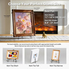 Artliving Plate Stands for Display, 10 Inch Black Iron Easel Plate Display Photo Holder Stand, Displays Picture Frames, Decorative Plates, Tablets and Art (2 pack)